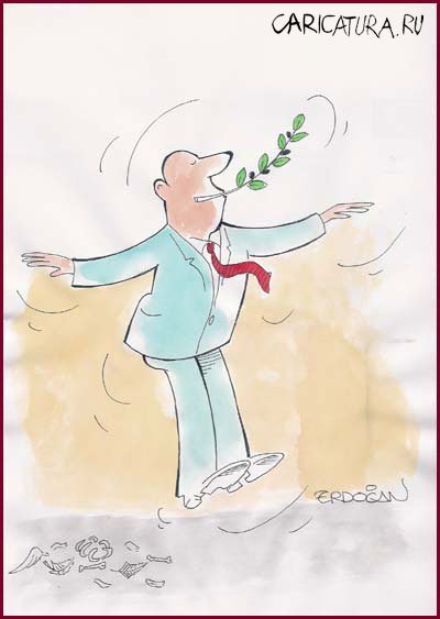 Карикатура "Ангел", Erdogan Basol