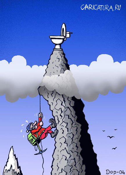 Карикатура "Эверест", Руслан Долженец