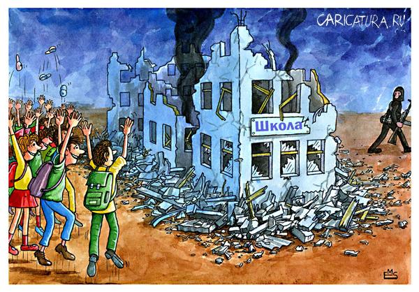 Карикатура "Терроризм", Махмуд Эшонкулов