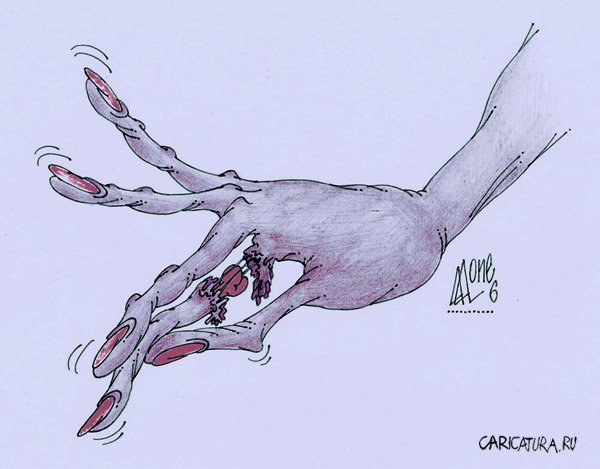 Карикатура "Наказание", Андрей Лупин
