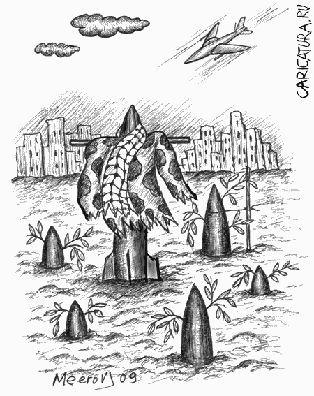 Карикатура "Газа", Владимир Мееров