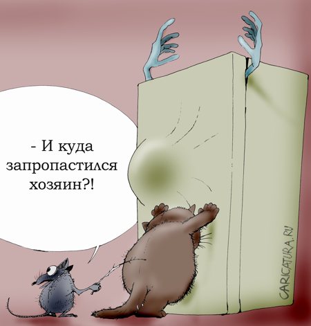 Карикатура "Конец ночным вылазкам", Александр Попов