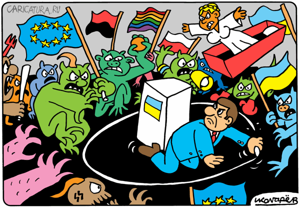 Карикатура "Евромайдан 2013-2014", Игорь Колгарев