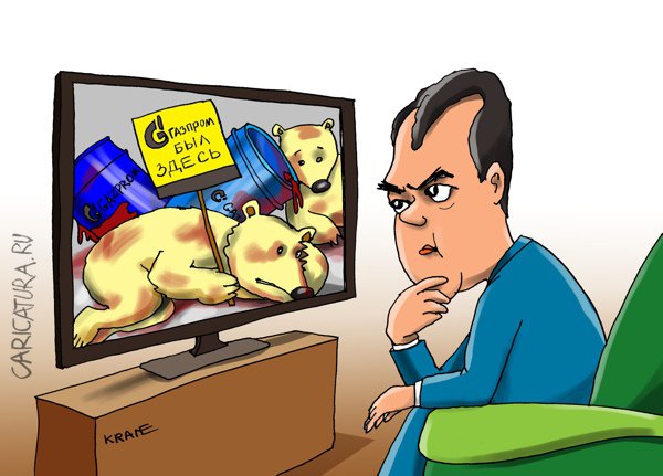 Карикатура "Не агитируешь ты - агитируют против тебя", Евгений Кран