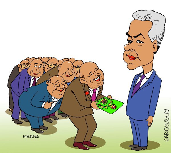 Карикатура "Новый столичный градоначальник", Евгений Кран