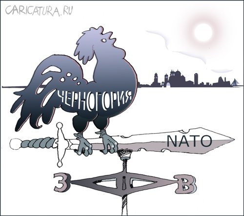 Карикатура "Флюгер", Александр Уваров