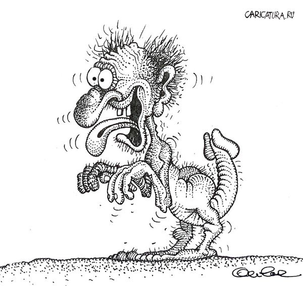 Карикатура "Скорпион", Олег Горбачев
