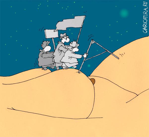 Карикатура "Мужики", Андрей Климов
