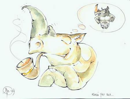 Карикатура "Какой рог!.. был", Дмитрий Лабзов