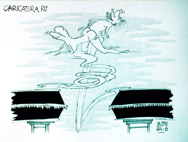 Карикатура "Напоследок", Андрей Лупин