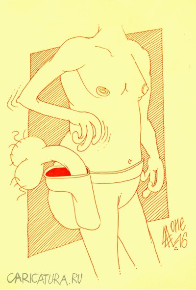 Карикатура "За секунду до...", Андрей Лупин