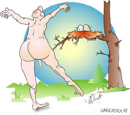 Карикатура "Яйца", Алексей Молчанов
