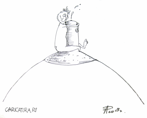 Карикатура "Большие сиськи", Андрей Романов