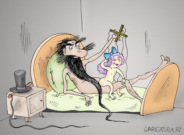 Карикатура "Кукольник", Валерий Тарасенко