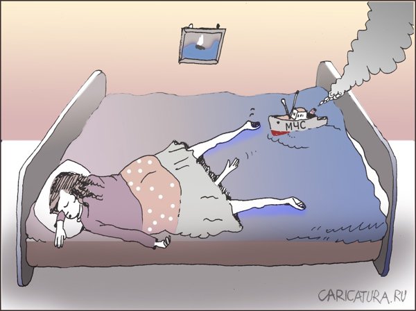 Карикатура "Помощь", Александр Уваров
