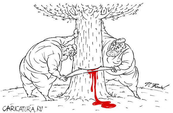 Карикатура "Убийцы", Дмитрий Бондаренко