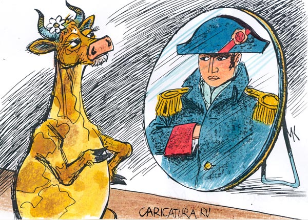Карикатура "Европейское сырье", Николай Капуста