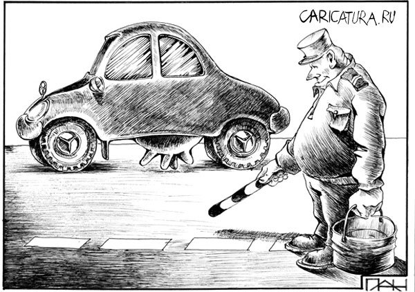 Карикатура "Мастер машинного доения", Андрей Потопальский