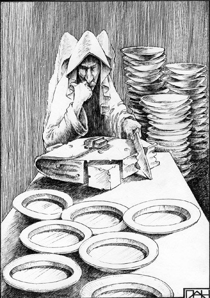 Карикатура "Сыр", Андрей Потопальский