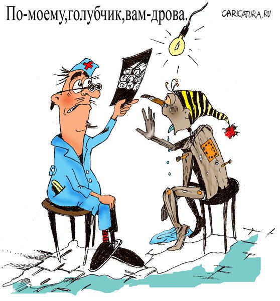 Карикатура "Вам дрова!", Дмитрий Пальцев