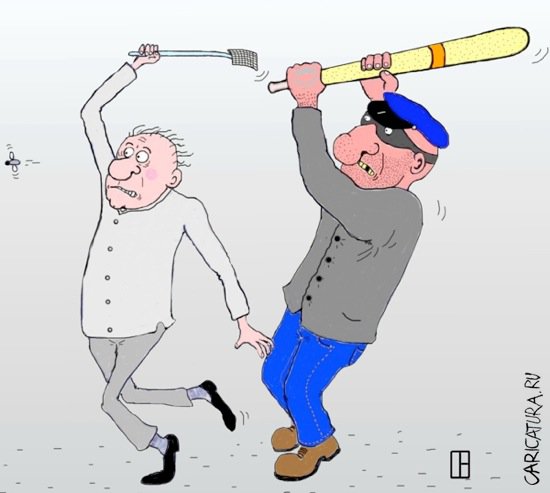 Карикатура "Убийцы", Олег Тамбовцев