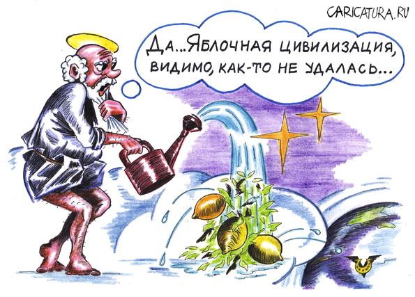 Карикатура "Садовод", Владимир Уваров