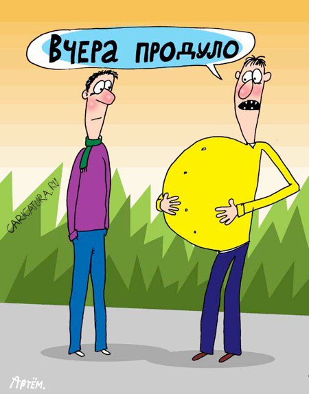 Карикатура "Хворь", Артём Бушуев