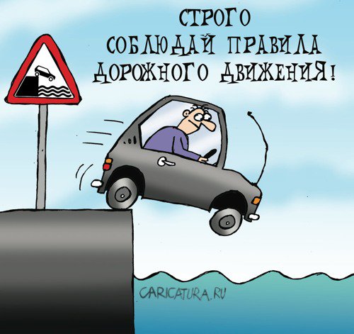Карикатура "Правила", Артём Бушуев