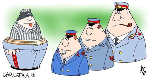 Карикатура "Детектив", Андрей Бузов