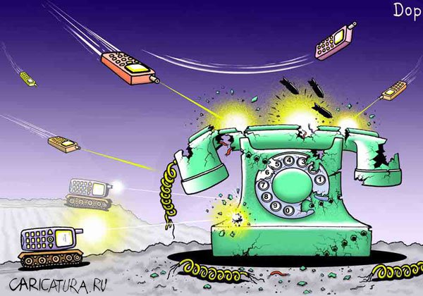 Карикатура "Война миров", Руслан Долженец