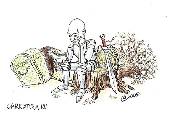 Карикатура "Бессмертный", Сергей Дроздов