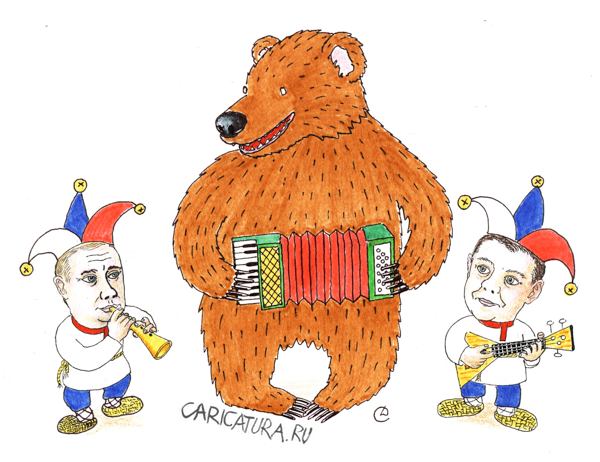 Карикатура "Трио", Сергей Дроздов