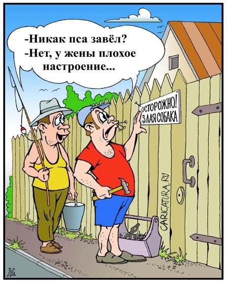 Карикатура "Настроение", Виктор Дидюкин