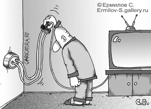 Карикатура "Фокус", Сергей Ермилов