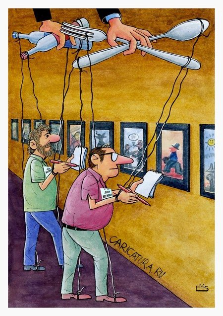 Карикатура "Kонкурс карикатур", Махмуд Эшонкулов