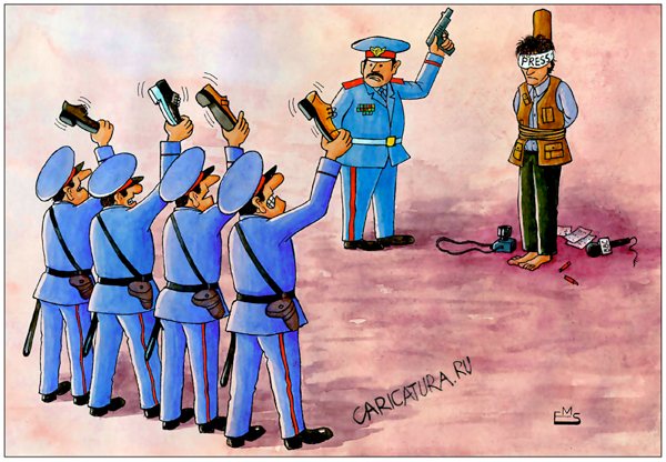 Карикатура "Месть", Махмуд Эшонкулов