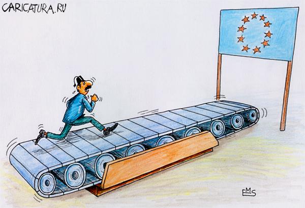 Карикатура "Турция и ЕU", Махмуд Эшонкулов