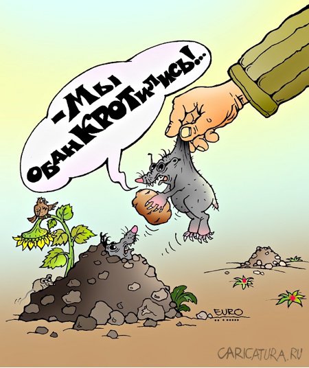 Карикатура "БанКрот", Евгений Романенко