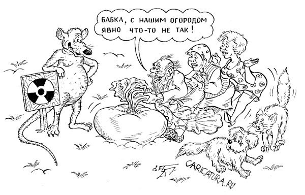 Карикатура "Репка", Евгений Гречко