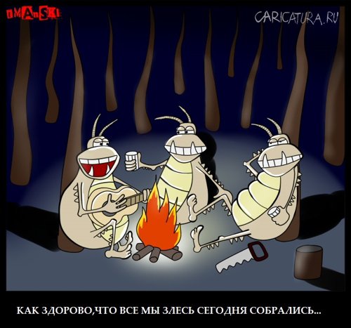 Карикатура "Блохи", Игорь Иманский