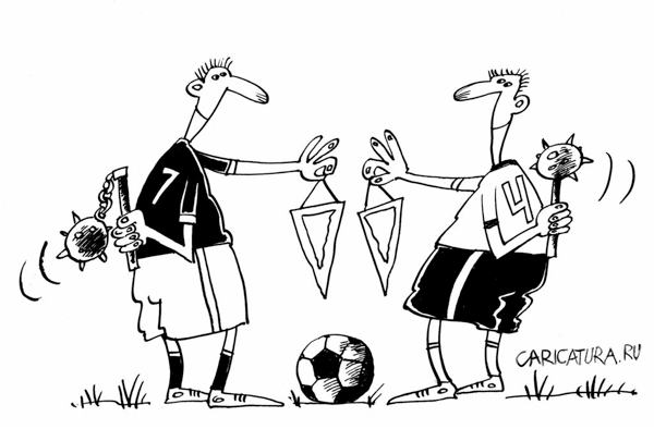 Карикатура "Это футбол!", Виктор Иноземцев