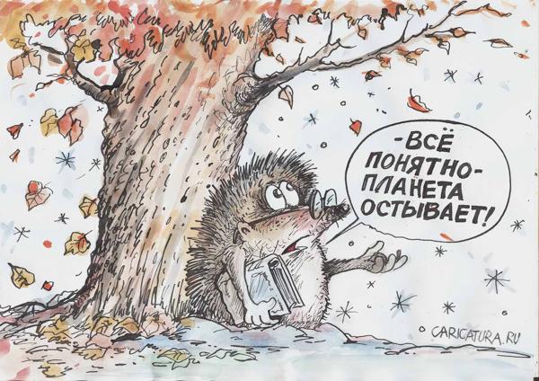 Карикатура "Даже ежу понятно", Бауржан Избасаров