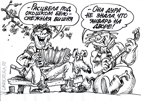 Карикатура "Вишня", Бауржан Избасаров