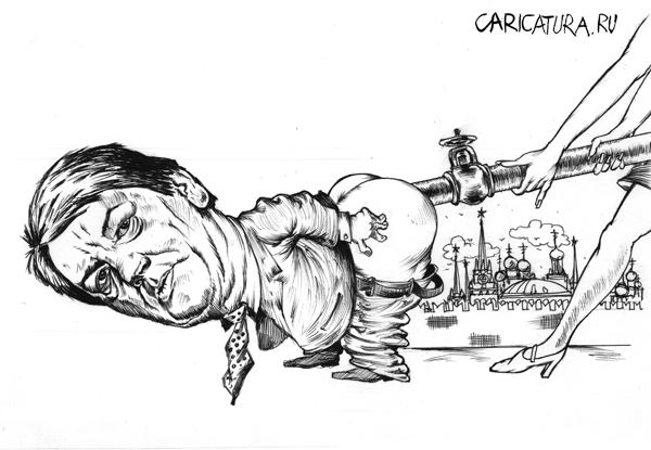 Карикатура "Газ", Владимир Красюк