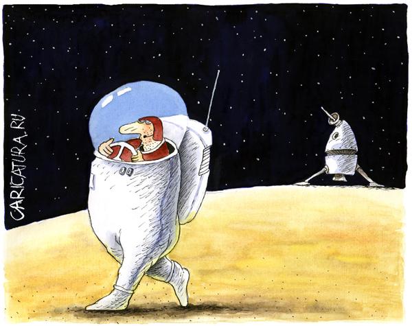 Карикатура "За рулем", Константин Казанчев