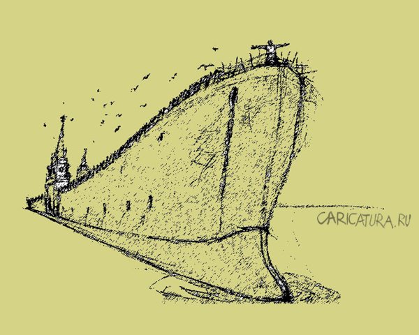 Карикатура "Сквозь века", Андрей Климов