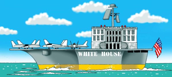 Карикатура "White House Navy", Игорь Конденко