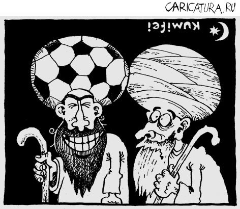 Карикатура "Олимпиада 2004: Футбол-4", Эдуард Березовой