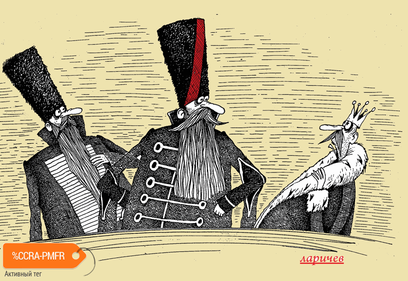 Карикатура "Большевик", Михаил Ларичев