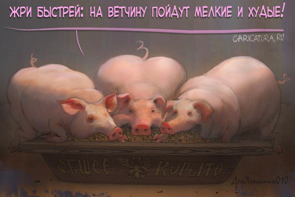Карикатура "Борьба с коррупцией", Денис Лопатин
